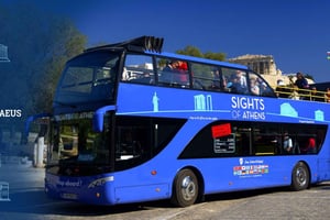 Athen: Hop på-/hop af-bus og billet til Akropolis-museet