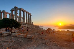 Ateena: Poseidonin temppeli: Cape Sounio & Poseidonin temppelin retki ääniopastuksella