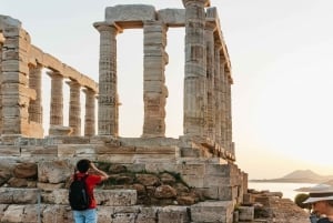 Athen: Kap Sounion und Poseidon-Tempel bei Sonnenuntergang Halbtagestour