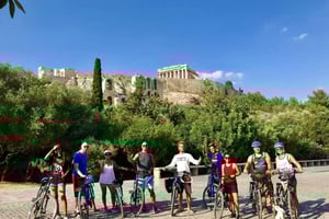 Atenas: passeio de bicicleta pela cidade com opção de visita à Acrópole