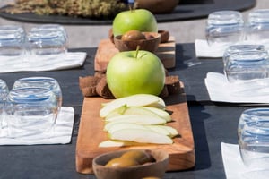 ''Degustazione di olio d'oliva ad Atene''