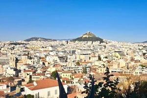 Athene: wandeltour met winkelen, koffie en snacks