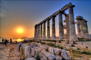 Cape Sounion Privat halvdagstur från Athens centrum Piraeus
