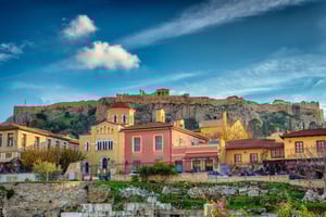 Fra Piraeus havn: Byrundvisning i Athen med Akropolis og Plaka