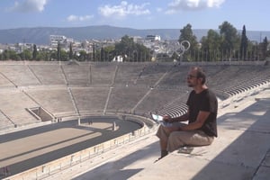 Udendørs tegnekursus i Athens gamle centrum