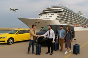 Traslado desde el puerto del Pireo al centro de Atenas o al aeropuerto