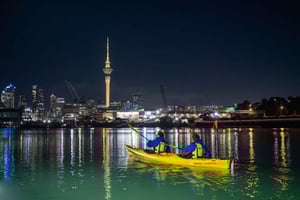 Auckland: City Lights Night Kayak Tour