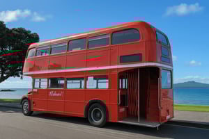 Auckland: Vintage Double-Decker Bus Sightseeing Tour
