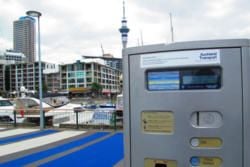 オークランドの駐車場