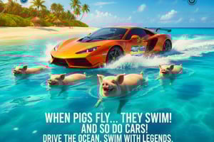 Nassau Bahamas: Jetcar Excursion to Pig Island Tour