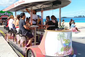 Nassau: Downtown Party Bike Guided Tour