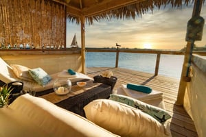 Жемчужный остров: частный домик с видом на океан с обедом