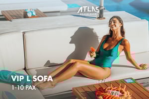 Atlas Beach Club Bali: DayBed Booking with F&B Credit