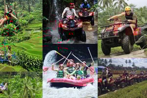 Bali: ATV-raften, zipline, schommel & skybike in de rijstvelden van Ubud