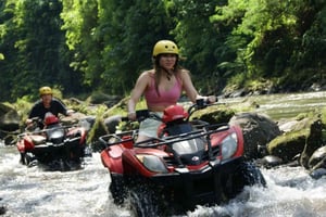 Bali: ATV Ride and Wos River Tubing Adventure with Lunch