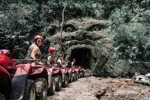 Bali: ATV, Water Rafting en Apenbos Tour