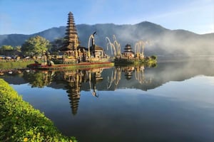 Bali: Bedugul, Jatiluwih, Taman ayun, Tanah lot private tour