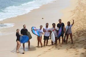 Bali: aulas de surf em grupo para principiantes com análise de vídeo