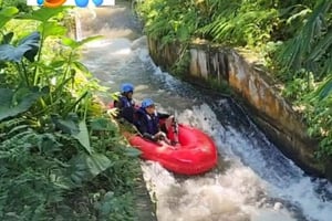 Bali: Lazy river-rafting, risterrasser og tempel i Jatiluwih