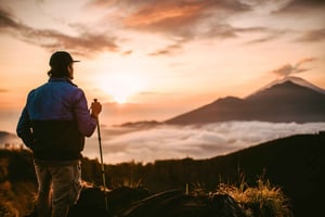 Bali: Wanderung zum Batur, Bootsfahrt & Kaffee-Tour