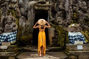 Bali: Pura Pencampuhan Sala en Goa Gajah-tempeltour
