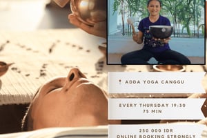 Bali : Tibetaanse klankgenezing bij ADDA YOGA