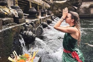 Bali: tour por Ubud con Tirta Empul, arrozal y cascada