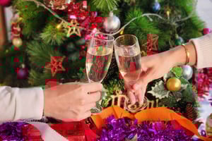 Canggu: Jouluillallinen Salt Restaurant & Pool Barissa