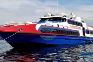 Lombok: Gili-øya ⇄ Nusa Penida komfortabel hurtigbåttur