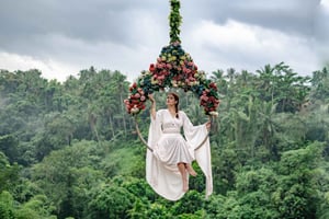 Visite privée d'Ubud avec photographe personnel