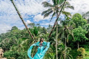 Ubud: Alas Harum Day-Pass, Swing, Sky Bike & Flying Fox