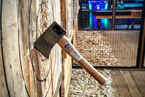 Ubud: Øksekastningssjov