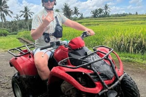 Ubud: Kuber – eventyr med ATV-firhjuling og fossefall