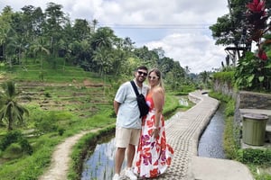 Ubud Monkey Forest, Rice Terrace, Swing, Temple og Waterfall