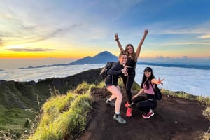 Ubud: Mount Batur Sunrise Trek en Ubud Tour All Inclusive