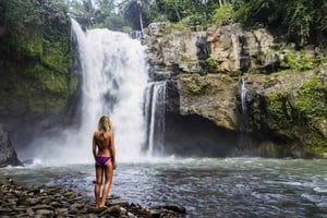 Ubud: Tegenungan-Wasserfall, Schnorcheln und Canyoning
