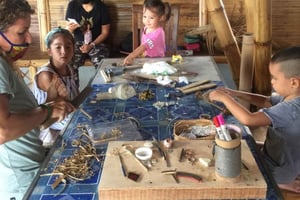 Ubud: Traditional Bamboo Crafting Workshop with Instructor