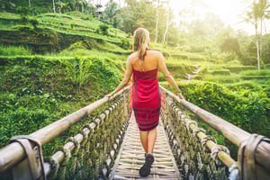 Ubud: Waterfall, Rice Terraces & Monkey Forest Private Tour