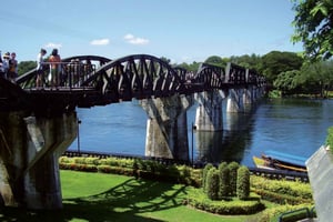 3-Day River Kwai, Floating Market and Erawan Waterfalls