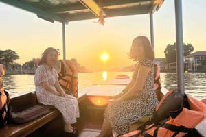 Ayutthaya-tempels: dagtour vanuit Bangkok met zonsondergangboot