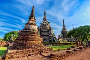 Ayutthaya: Excursão de um dia aos templos e cafés que são patrimônio da UNESCO