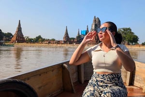 Bangkok: Ayutthaya Day Trip by Private Car with Boat Tour