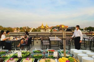 Bangkok : Cabaret et dîner-croisière Calypso avec transfert à l'hôtel