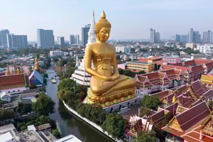 Bangkok: Tour dei canali Wat Arun e Chao Phraya con una barca a coda lunga