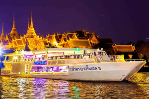 Bangkok: Cruzeiro Chao Phraya Princess com traslado opcional