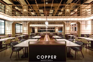 Bangkokissa: Gaysorn Amarin: Copper Beyond Buffet