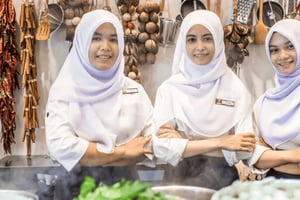 Bangkok: Halal-Buffet im Sara Restaurant (Halal-zertifiziert)