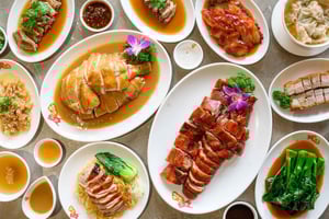 Бангкок: Пакеты с едой и напитками Kam's Roast ICONSIAM