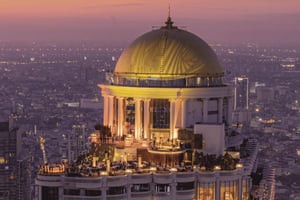 Bangkok: Lebua Sky Bar y comida callejera en Chinatown en tuk tuk