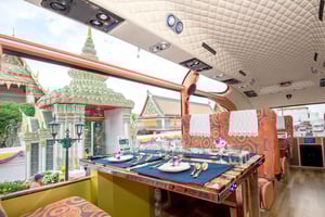 Bangkok: Michelin Food & 20 Landmarks Double-Decker Tour